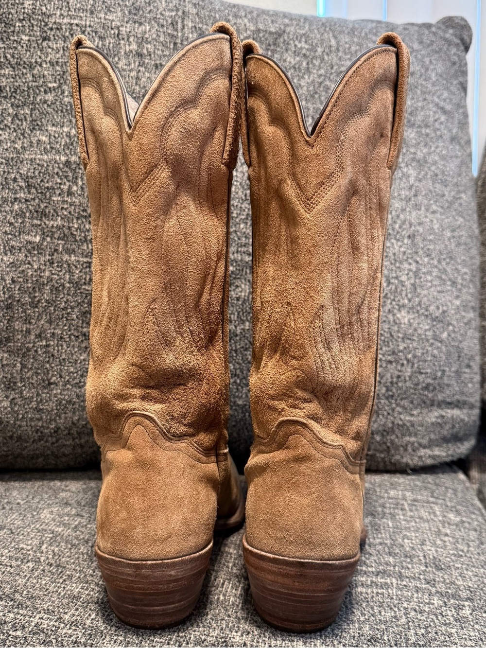 Vintage Black Label Made in USA 3845 W Frye Boots Women’s 7.5D - Picture 4 of 10